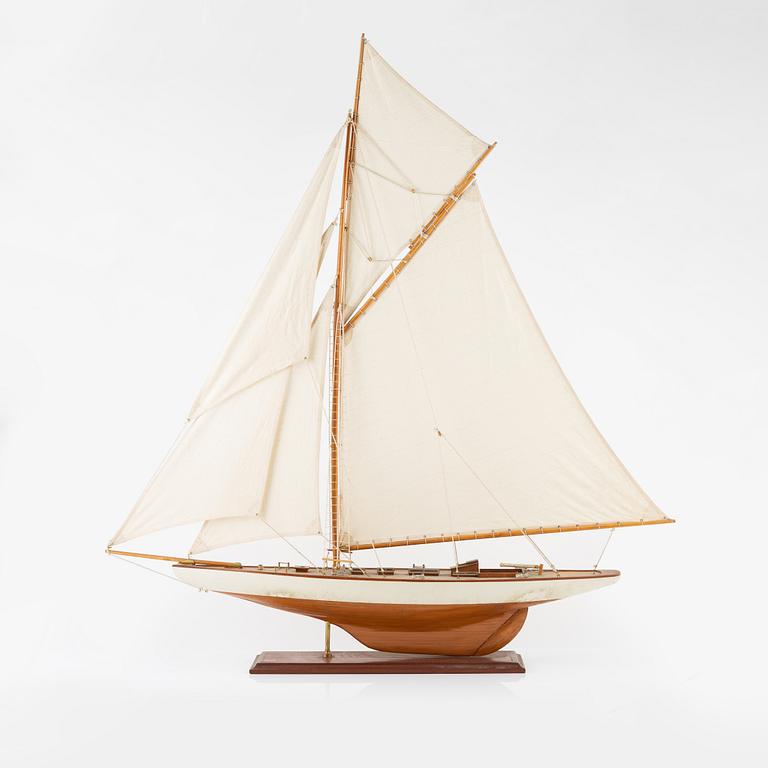 A decorative sailing boat. 20th Century.