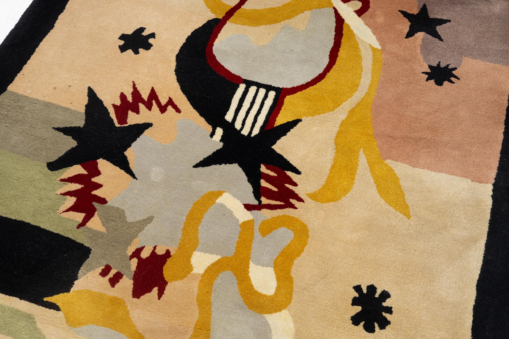 Rug, tufted, design attributed to Voldermar Boberman, 270 x 155 cm.