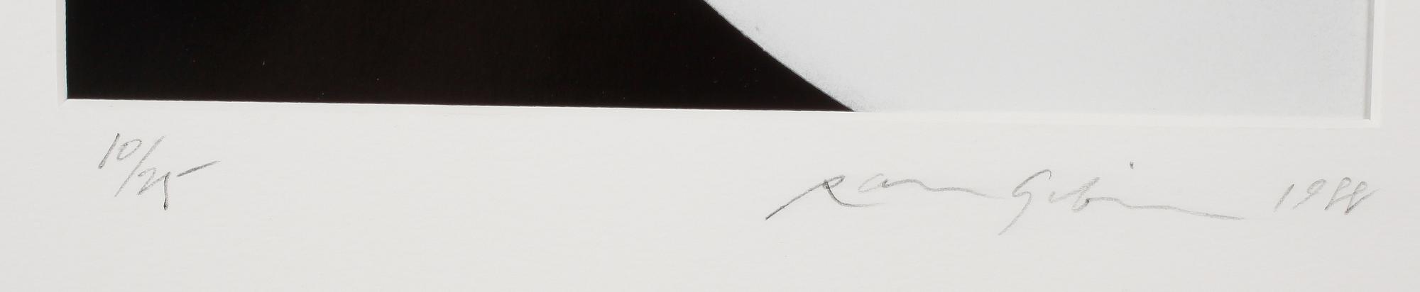 RALPH GIBSON, fotografi, signerad, daterad 1988 samt numrerad 10/25.