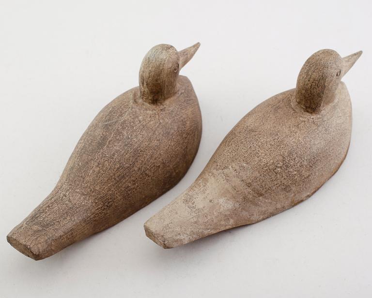 FIGURER, 1 par, sten, sent 1900-/2000-tal.