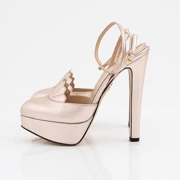 Charlotte Olympia, sandaletter, "Shelley", storlek 37.