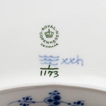 A 96-piece 'Musselmalet' porcelain dining and coffee service, Royal Copenhagen, Denmark.