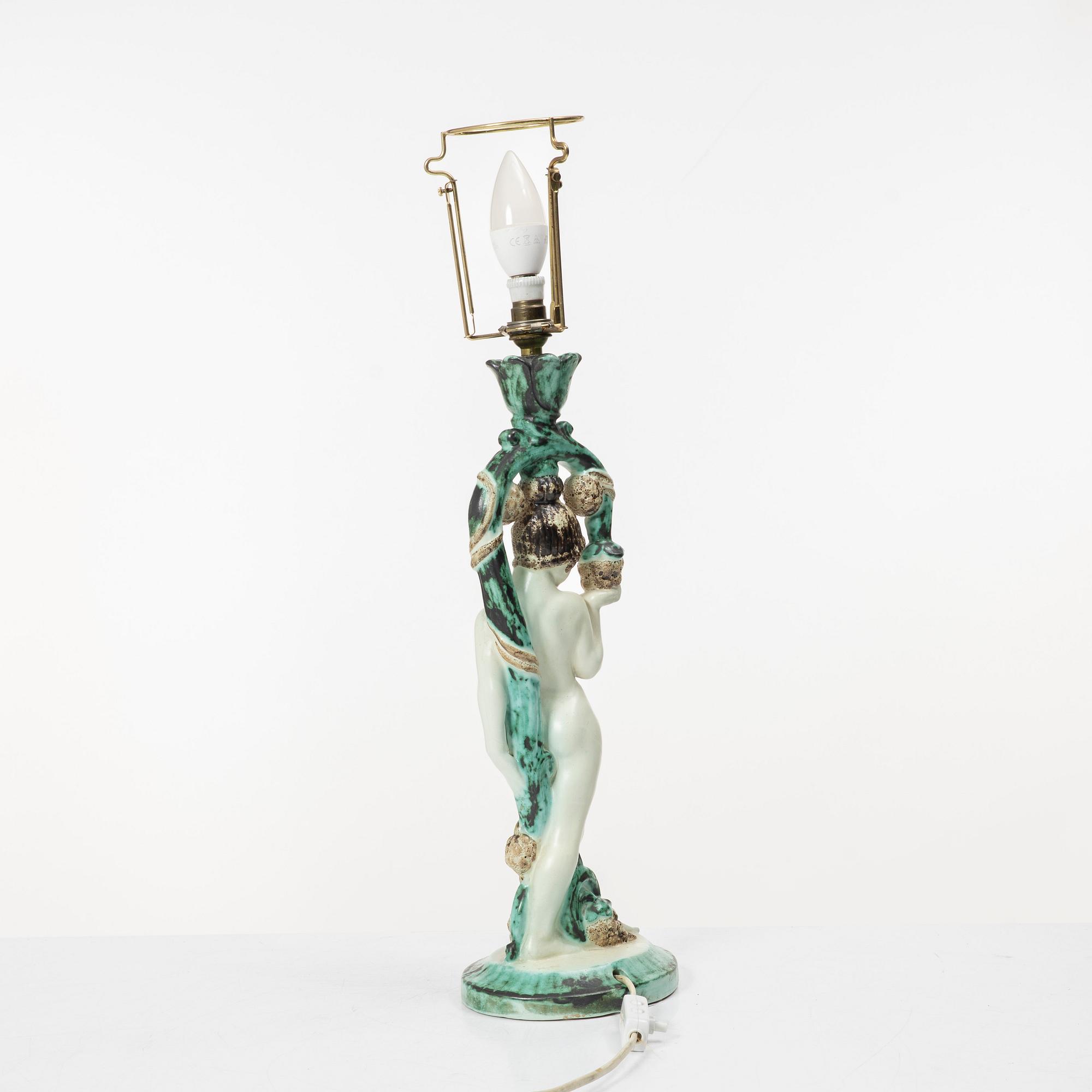Table lamp, S:t Eriks Ceramic Factory, Uppsala, 1933-35.