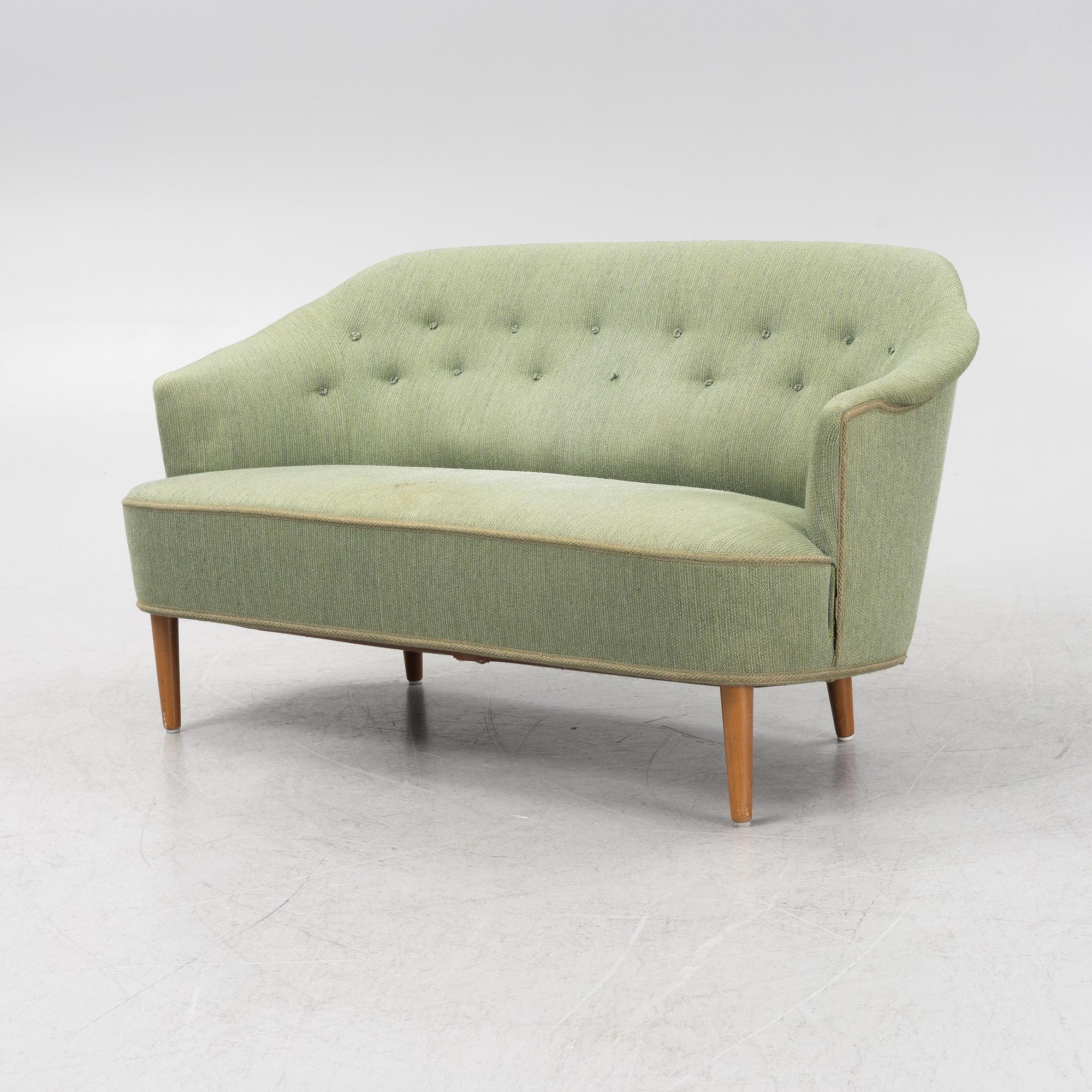 Carl Malmsten,  soffa, "Lillsoffan", OH Sjögren, 1900-talets andra hälft.