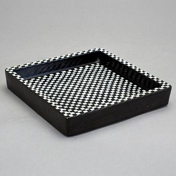 ASKFAT, stengods. "Domino", Stig Lindberg, Gustavsberg, 1900-talets mitt.