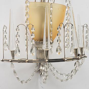 Swedish Grace, vägglampett, Sverige 1920-30-tal, från Restaurang Hasselbacken, Stockholm.