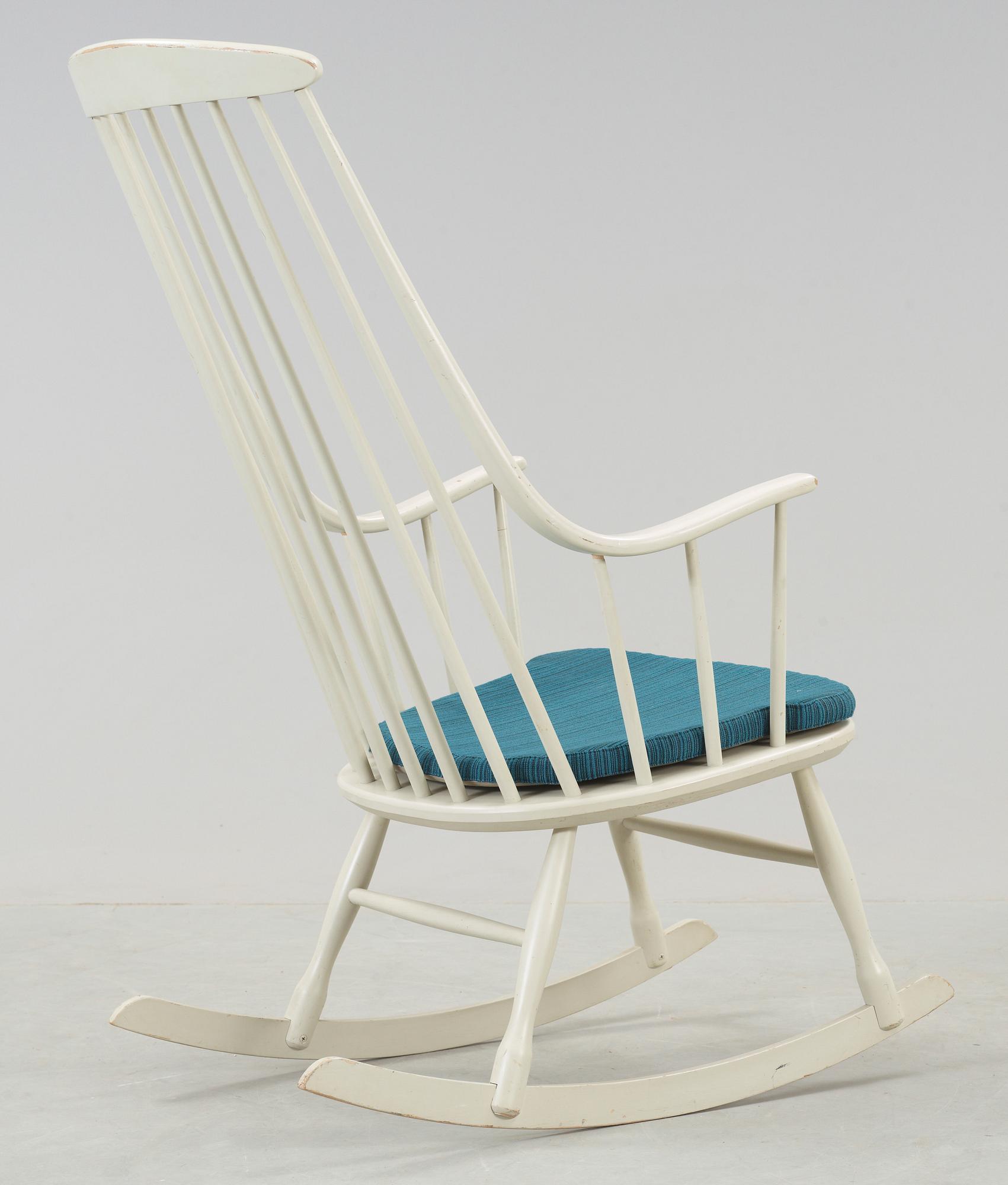 GUNGSTOL, "Grandessa" Lena Larsson, Nässjö Stolfabrik. Modellen formgiven 1958.