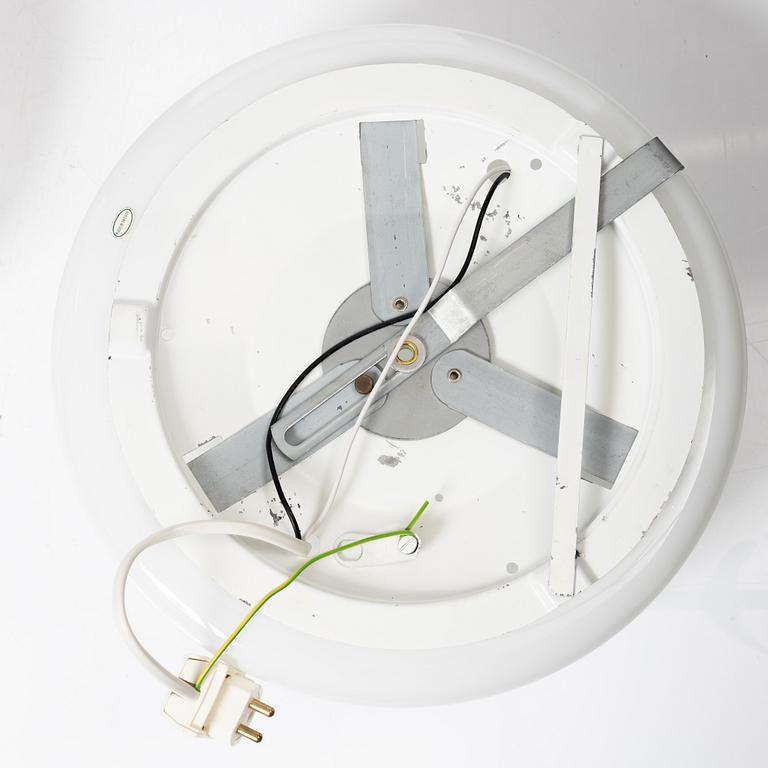 Harald Notini, a pair of ceiling lamps model "10676", Arvid Böhlmarks Lampfabrik, Stockholm, 1930s.