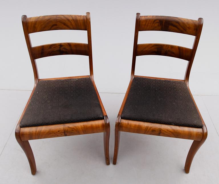STOLAR, 6 st, empirestil, 1900-talets andra hälft.
