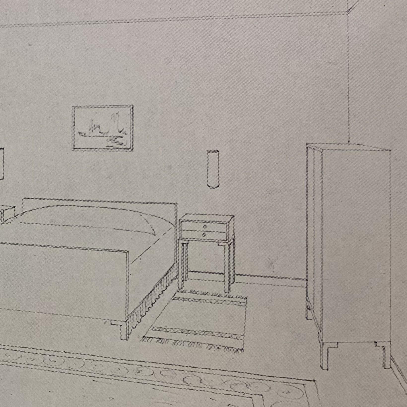 Axel Einar Hjorth, a 'Sibylla' bedside table, Nordiska Kompaniet, 1936.