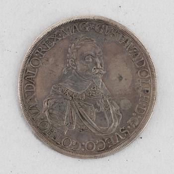 Gustav II Adolf, 1 thaler, type II, Augsburg 1632.