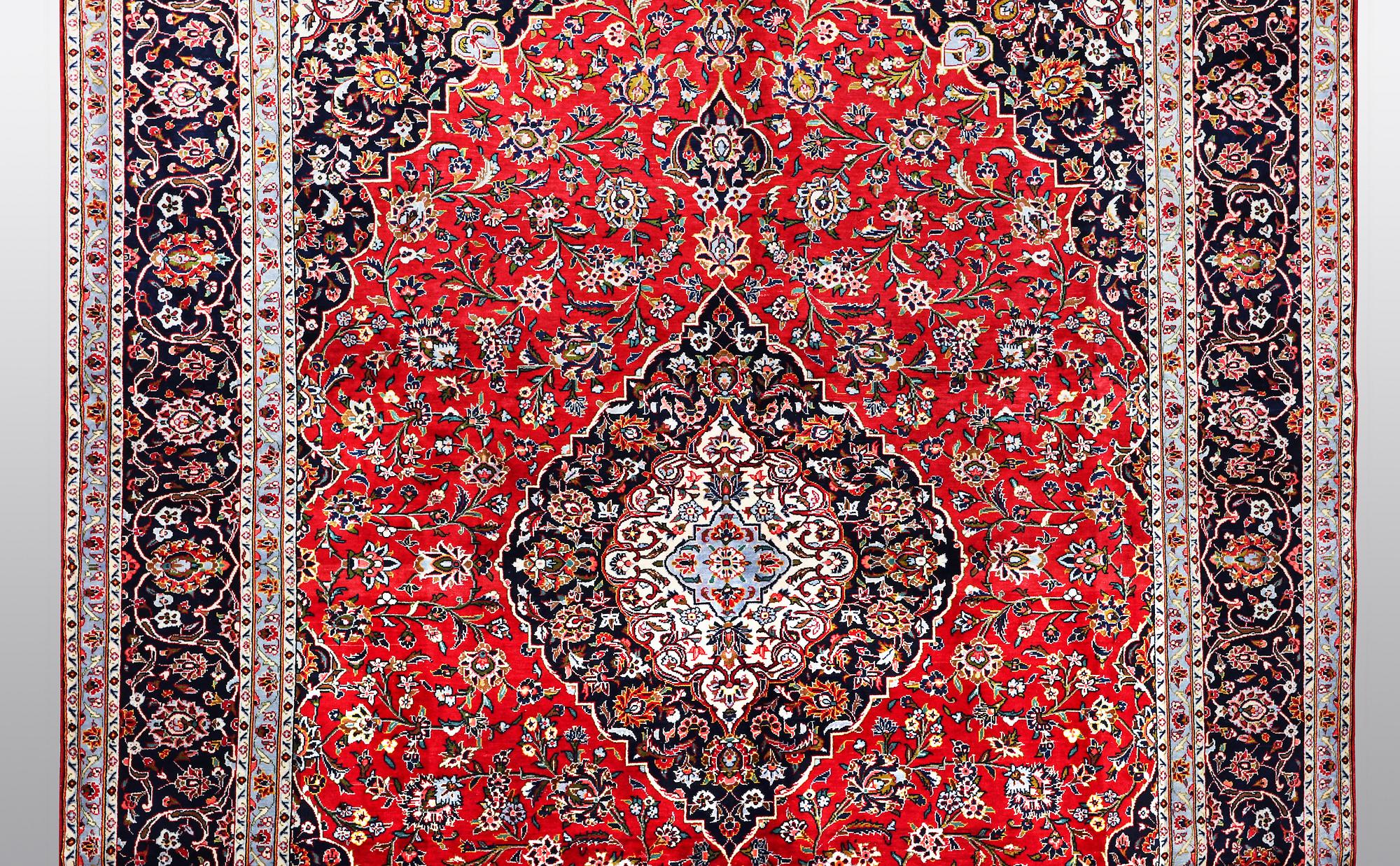 Matto, Kashan, ca 415 x 298 cm.