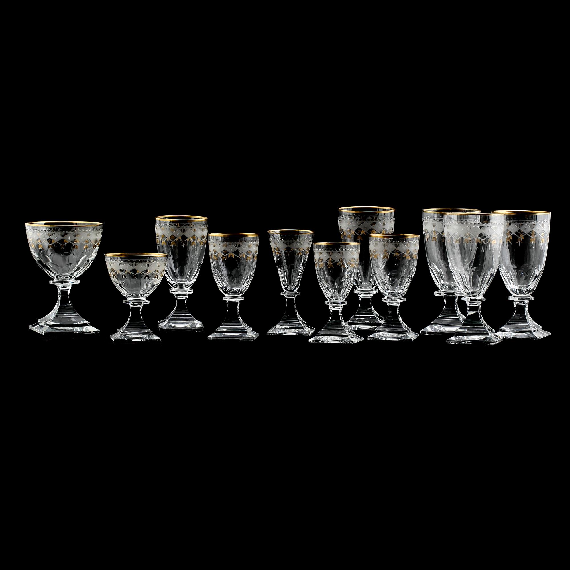 SERVISGLAS, 11 st, glas, Odelberg Junior, Kosta.