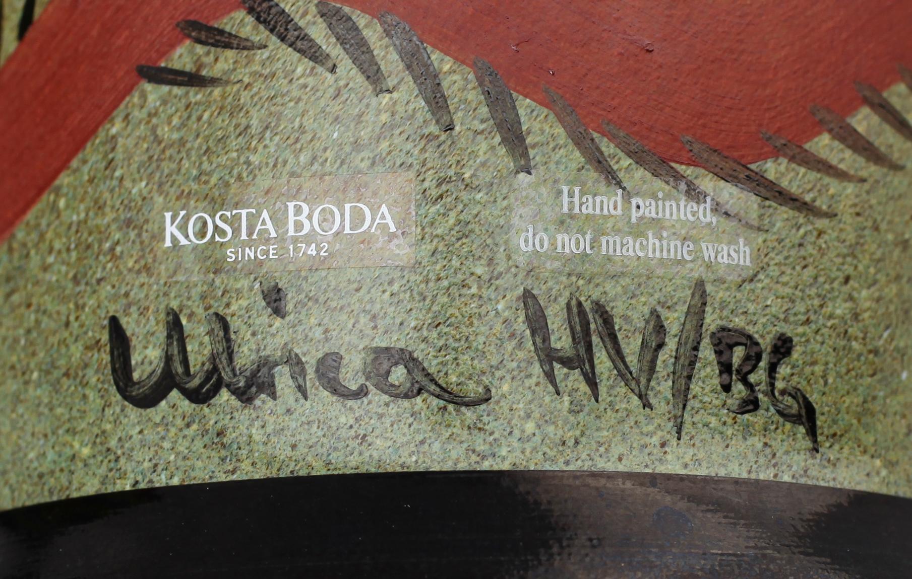 SKÅLAR, 3 st, glas, Ulrica Hydman-Vallien, Kosta Boda.