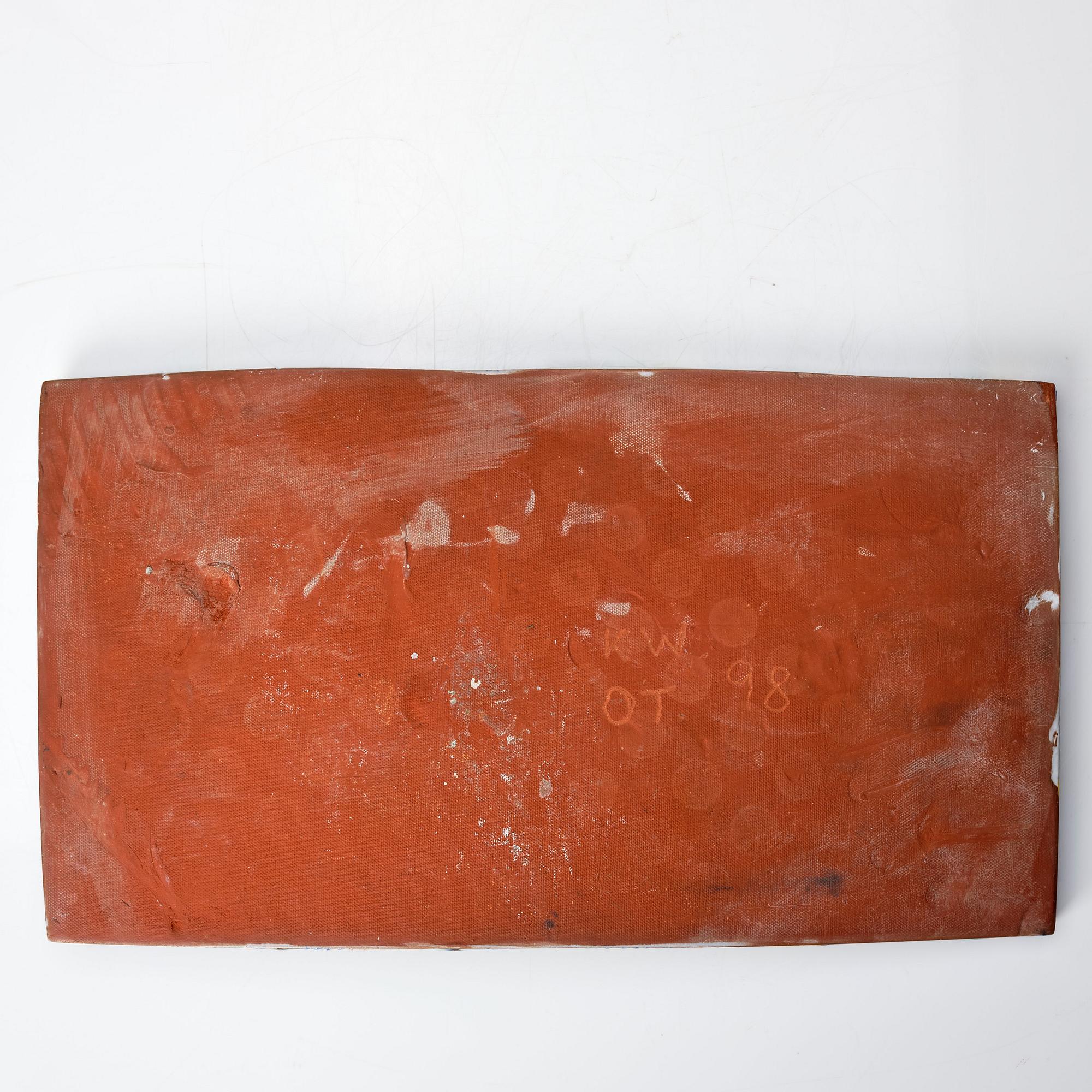 Oiva Toikka, & Kennet Williamson, a glazed ceramic tray with two cups, 1998.