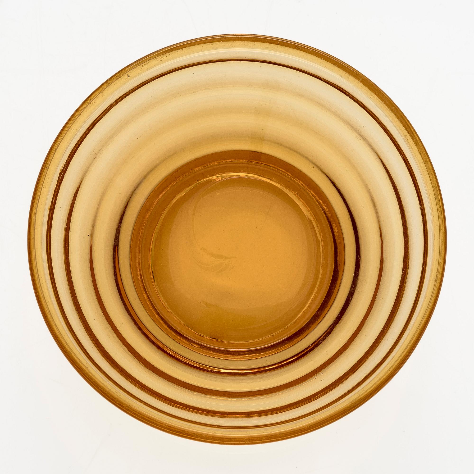 Aino Aalto, bowl, model 4384 Karhula Glassworks 1930s.