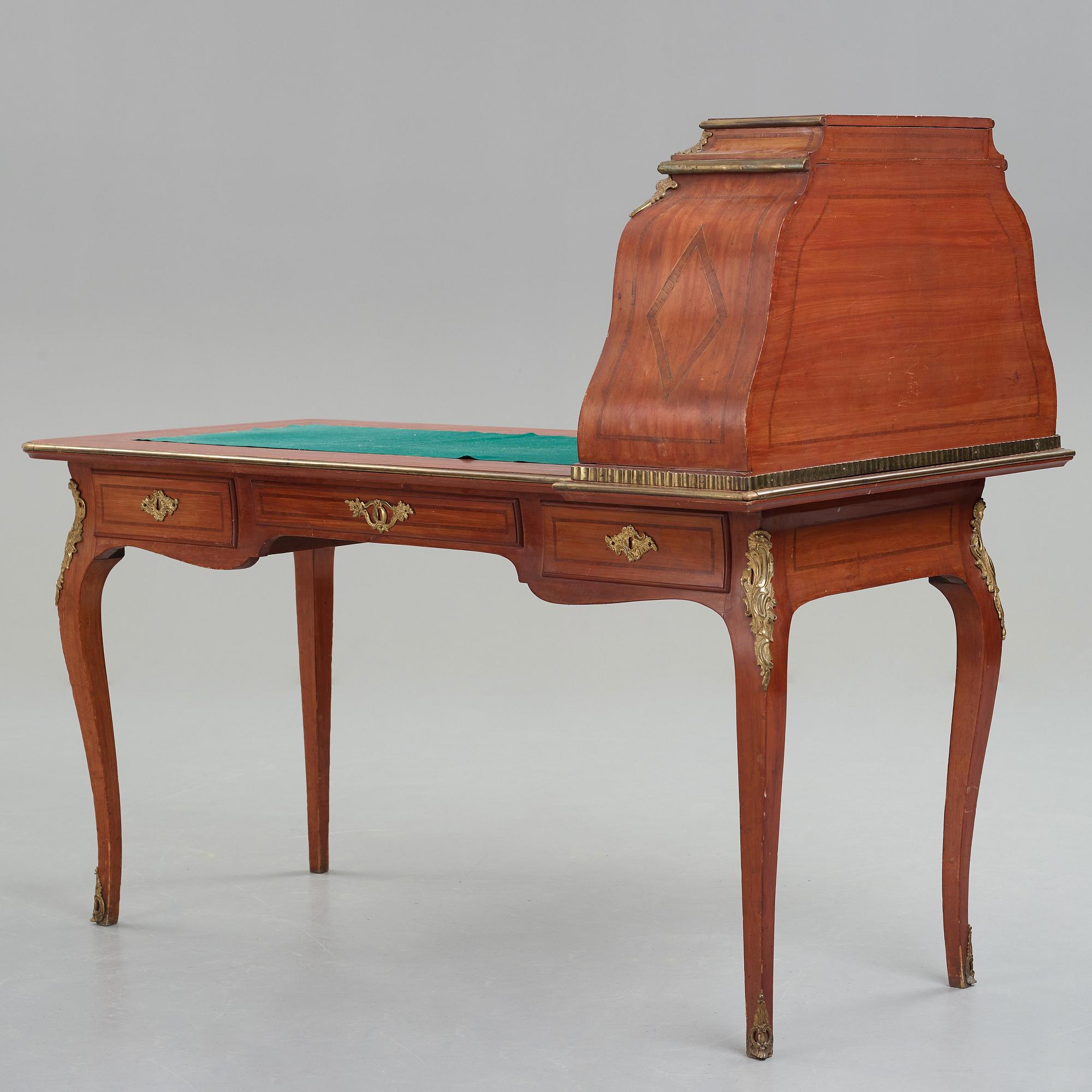 A Swedish Rococo mid 18th century writing desk.