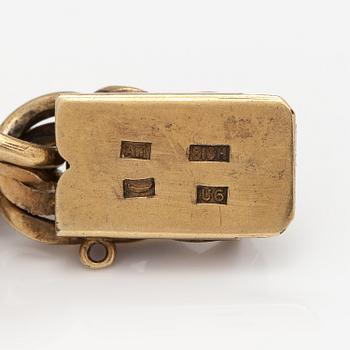 A gilded silver bracelet. A Tillander, Helsinki 1949.