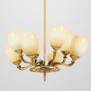 Paavo Tynell, a mid-20th century '1382/8' chandelier for Idman.