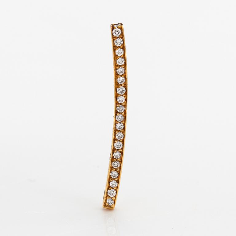 Riipus, 18K kultaa ja timantteja n. 0.34 ct yht. Heribert Engelbert, Tukholma.