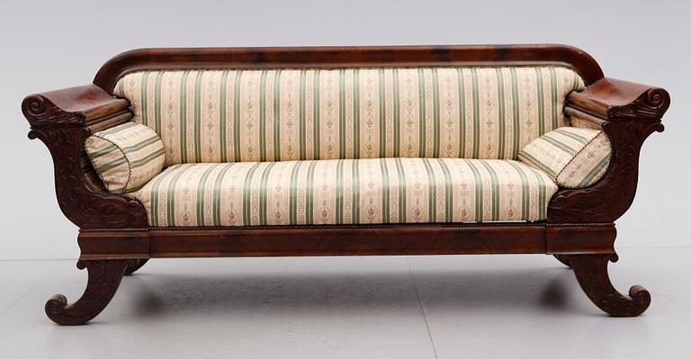 SOFFA, senempire, 1800-talets första hälft.