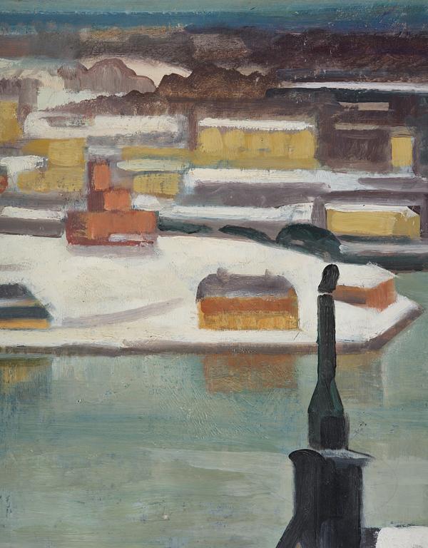 Max Marcus, "Kastellholmen, vinter".