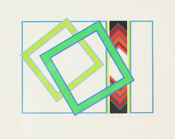 PETER FREUDENTHAL, blandteknik på papper, sign och dat 85.