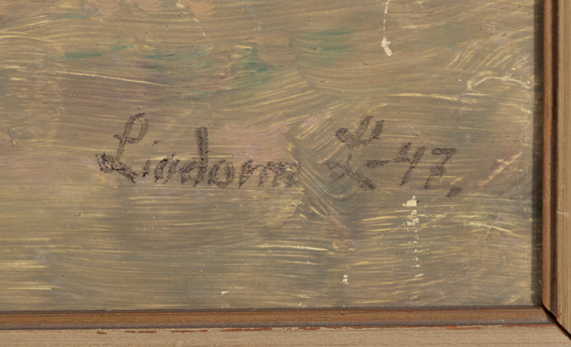 Lindorm Liljefors, Autumn Landscape.