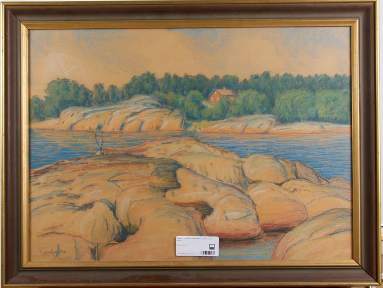 OKÄND KONSTNÄR, pastell, sign.