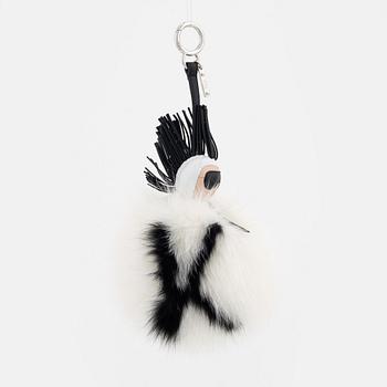 Fendi, bag charm 'Pon Pon Karl'.