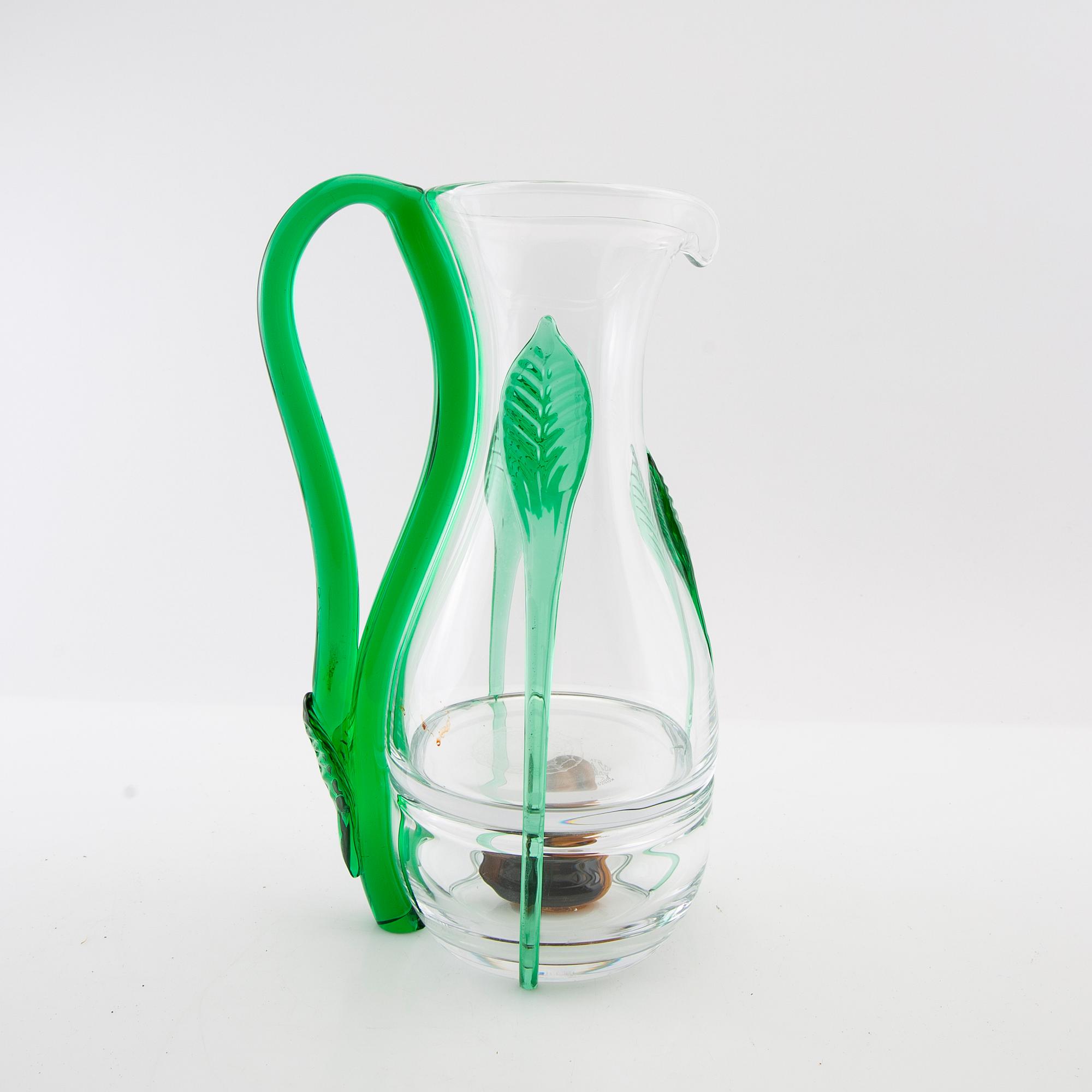Ernst Billgren, kanna, glas, "New Friends", Kosta Boda, 2000-tal.