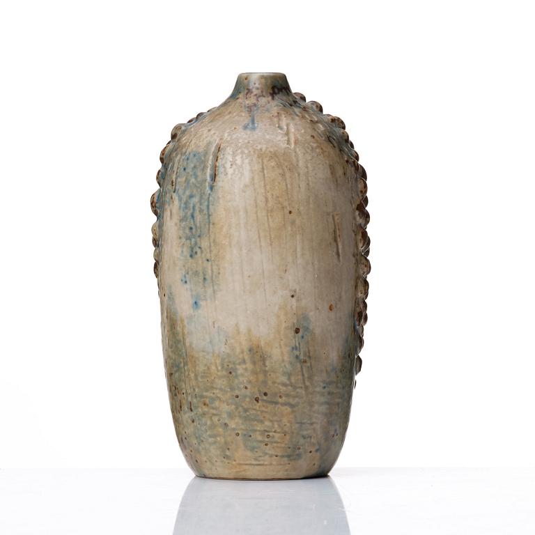 Axel Salto, a Sung glazed 'budding style' stoneware vase, Royal Copenhagen, Denmark 1947.