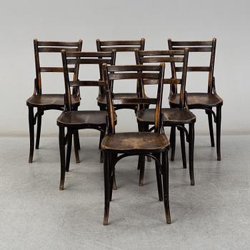 a set of 6 chairs from the early 20th century.