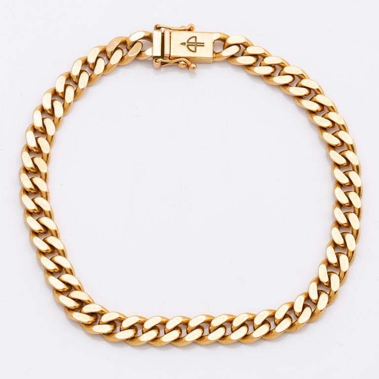 BALESTRA armband 18K guld vikt  ca 28 gram.