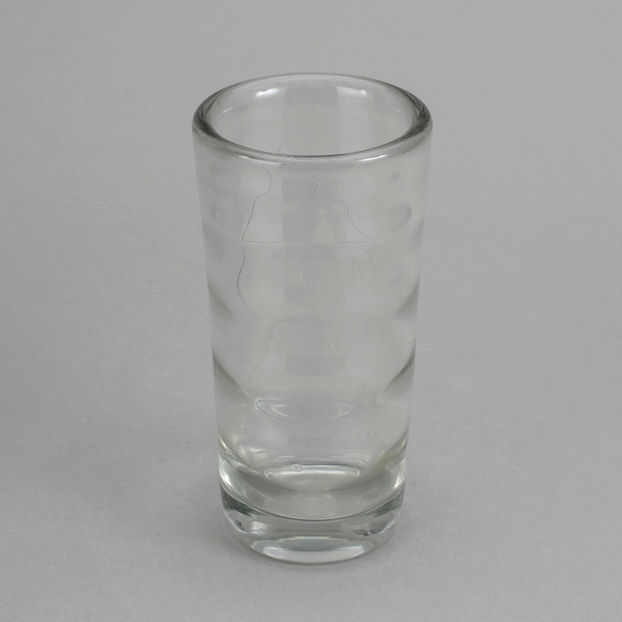 VAS, glas, Vicke Lindstrand, Orrefors, 1930-tal. Osignerad.