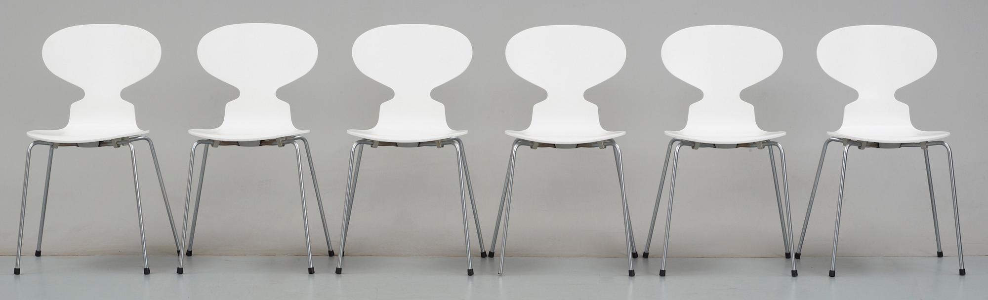 STOLAR, 6 st, "Myran", Arne Jacobsen, Fritz Hansen, 2005.