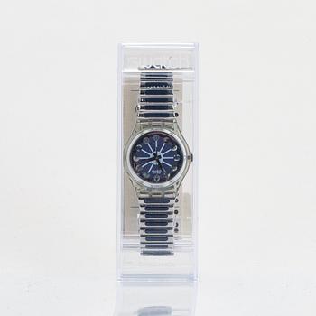 Swatch, Blue Segment, wristwatch, 34 mm.