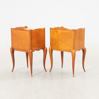 Sängbord, ett par, 1900-talets första hälft.