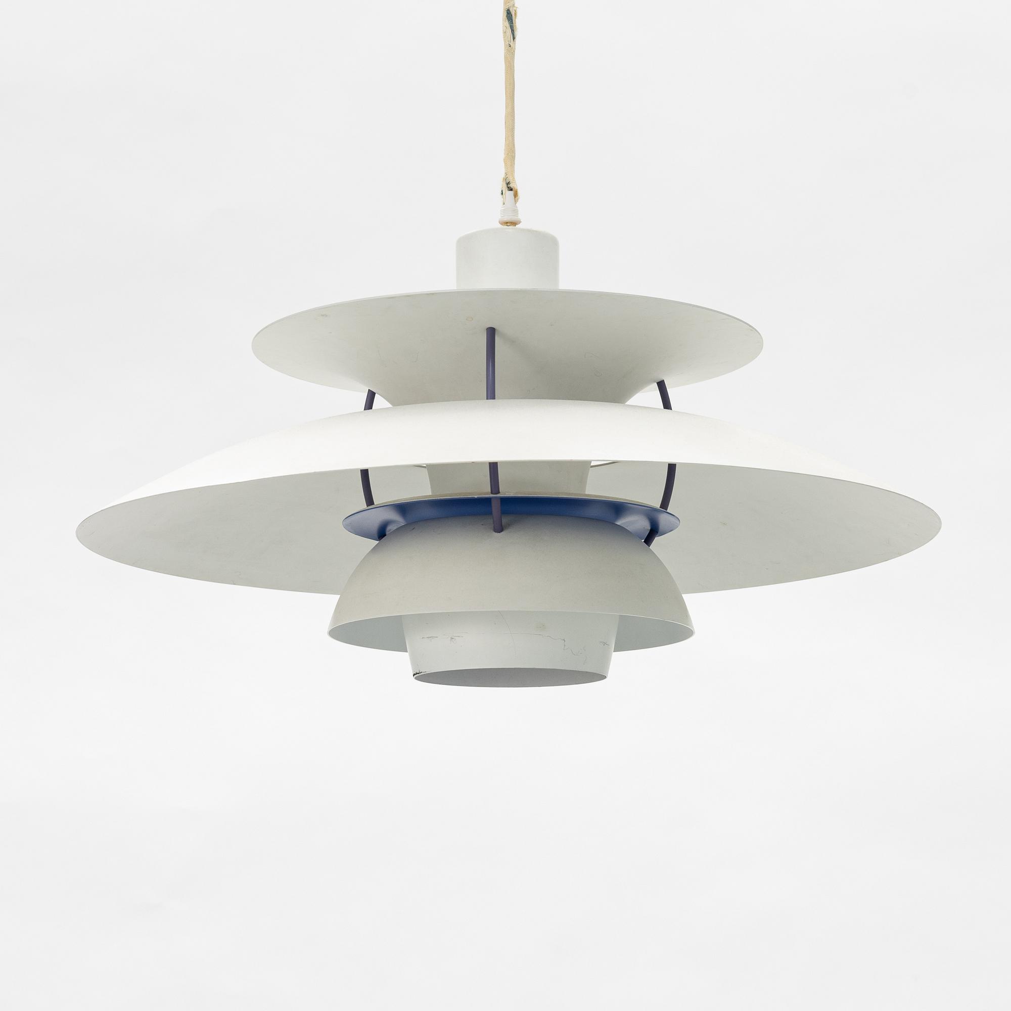 Poul Henningsen, a 'PH 5' ceiling light, Louis Poulsen, Denmark.