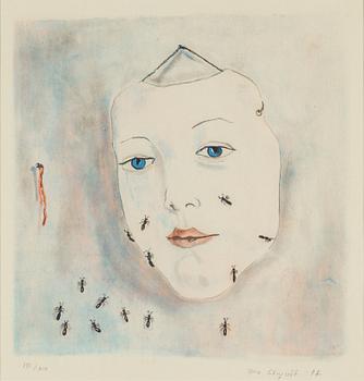 LENA CRONQVIST, lithograph in colours, 1977, signed in pencil and numbered 181/210.