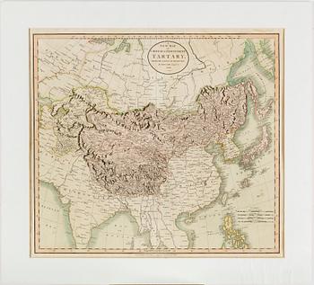 FOUR EARLY 18TH CENTURY  MAPS DEPICTING  CHINA.