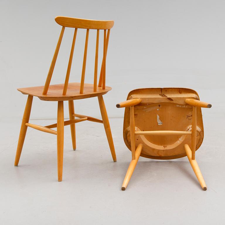 STOLAR, 4 st, "Fanett", Ilmari Tapiovaara, Edsbyverken, 1900-talets andra hälft.