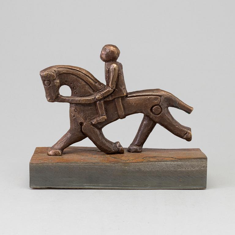 BIRGITTA STENBERG, sculpture, bronze.