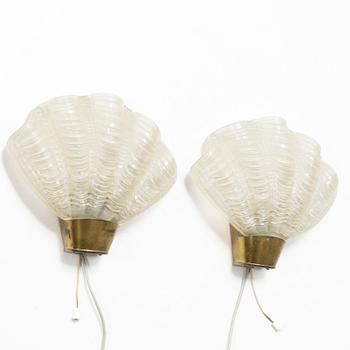 Vägglampor, ett par, Swedish Modern, 1940-tal.