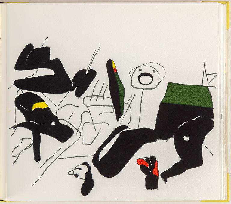 LAGE LINDELL, bok bestående av 22 bilder tryckta i silk-screen. Bok signerad Lage Lindell och numrerad 28/100 i blyerts.