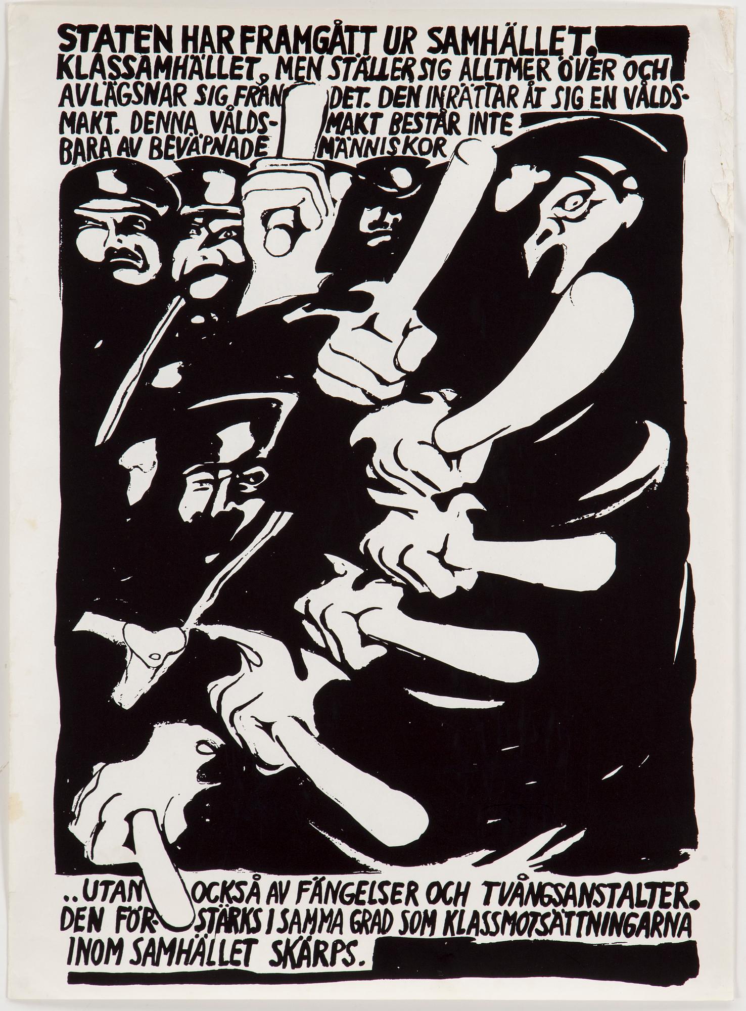 POLITISK KONST, 4 posters, 1960 - 70 -tal.