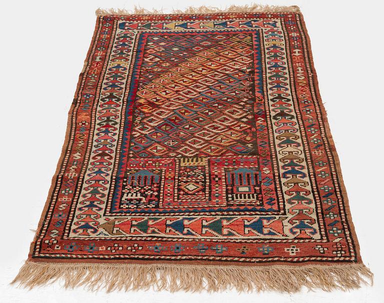 Bönematta, antik Kazak, södra Kaukasus, ca 184 x 89 cm.