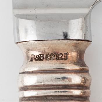 Robbe & Berking, knivar, 9 st, sterlingsilver, Flensburg, Tyskland, 1900-tal.