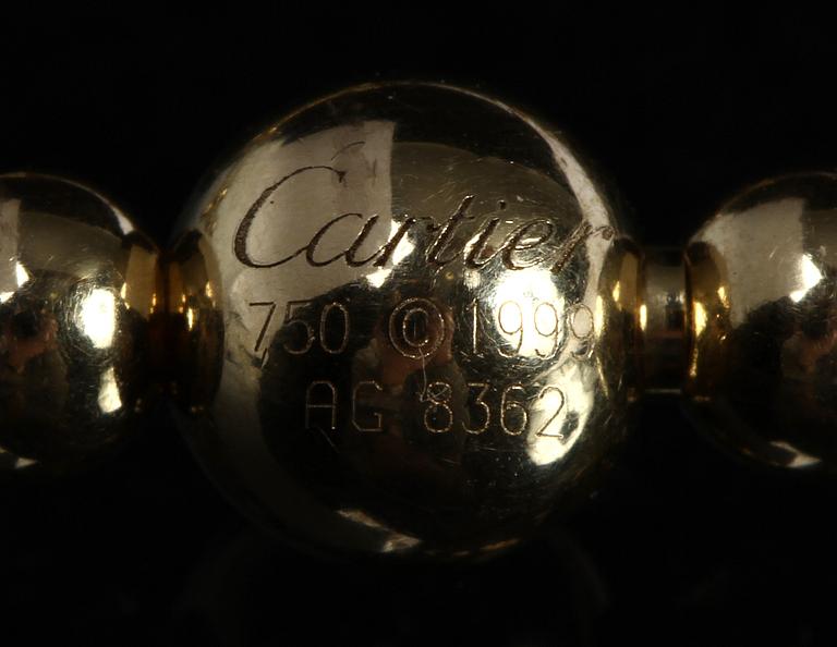 COLLIER, 18K guld samt diamanter, Cartier.