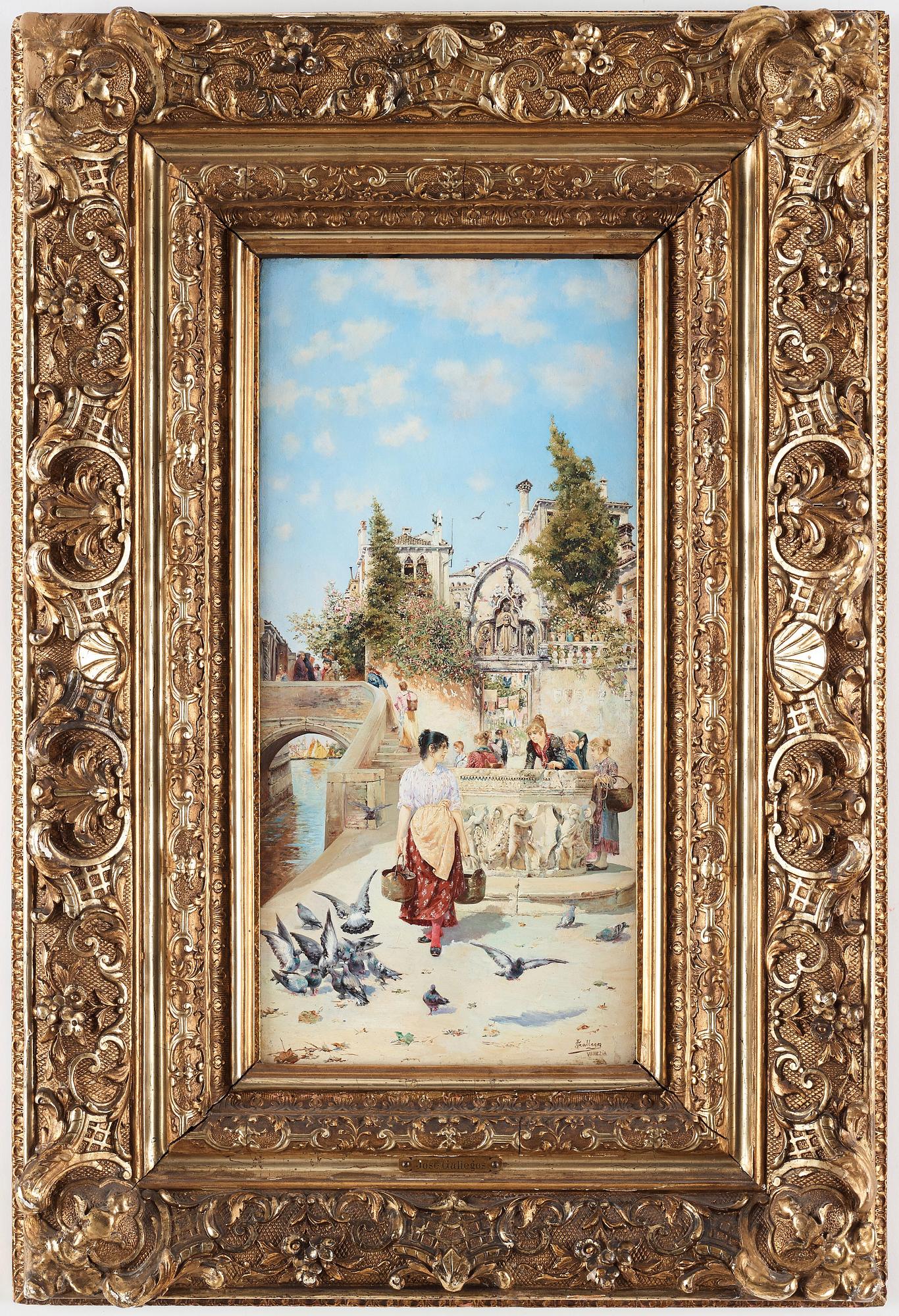 José Gallegos Y Arnosa, "La Aguadora, Venecia".